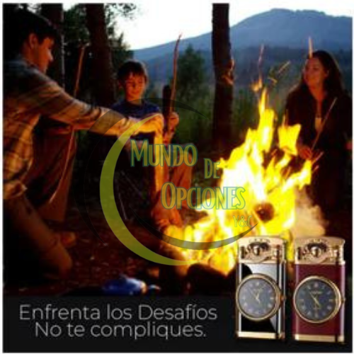 TimeTorch™ Reloj de Metal con Encendedor ™