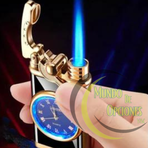 TimeTorch™ Reloj de Metal con Encendedor ™