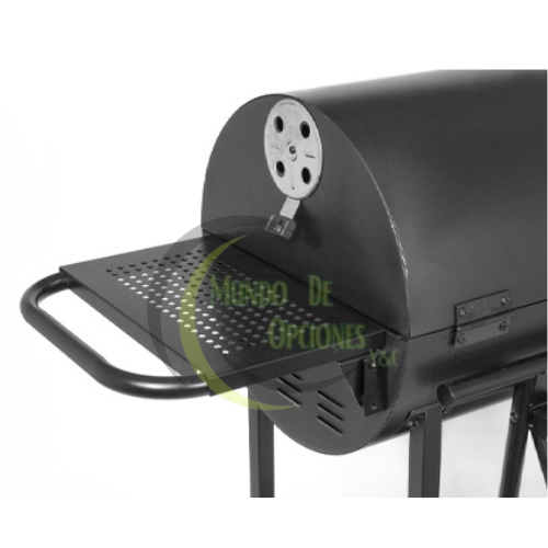 GrillDual™ - Parrilla Doble a Carbón de Acero Negro